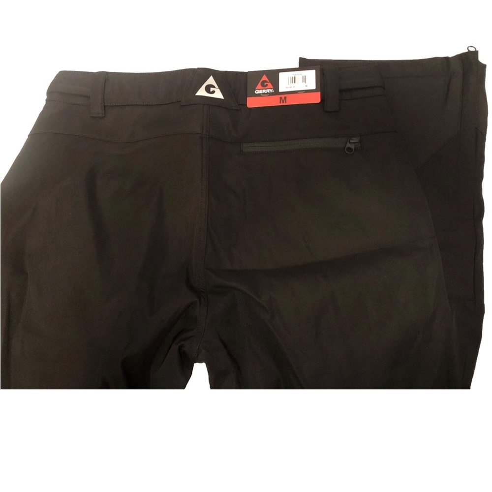 Gerry Men’s M Black Snow Pants 4-Way Stretch Fleece Lined Waterproof winter snow - Picture 12 of 14